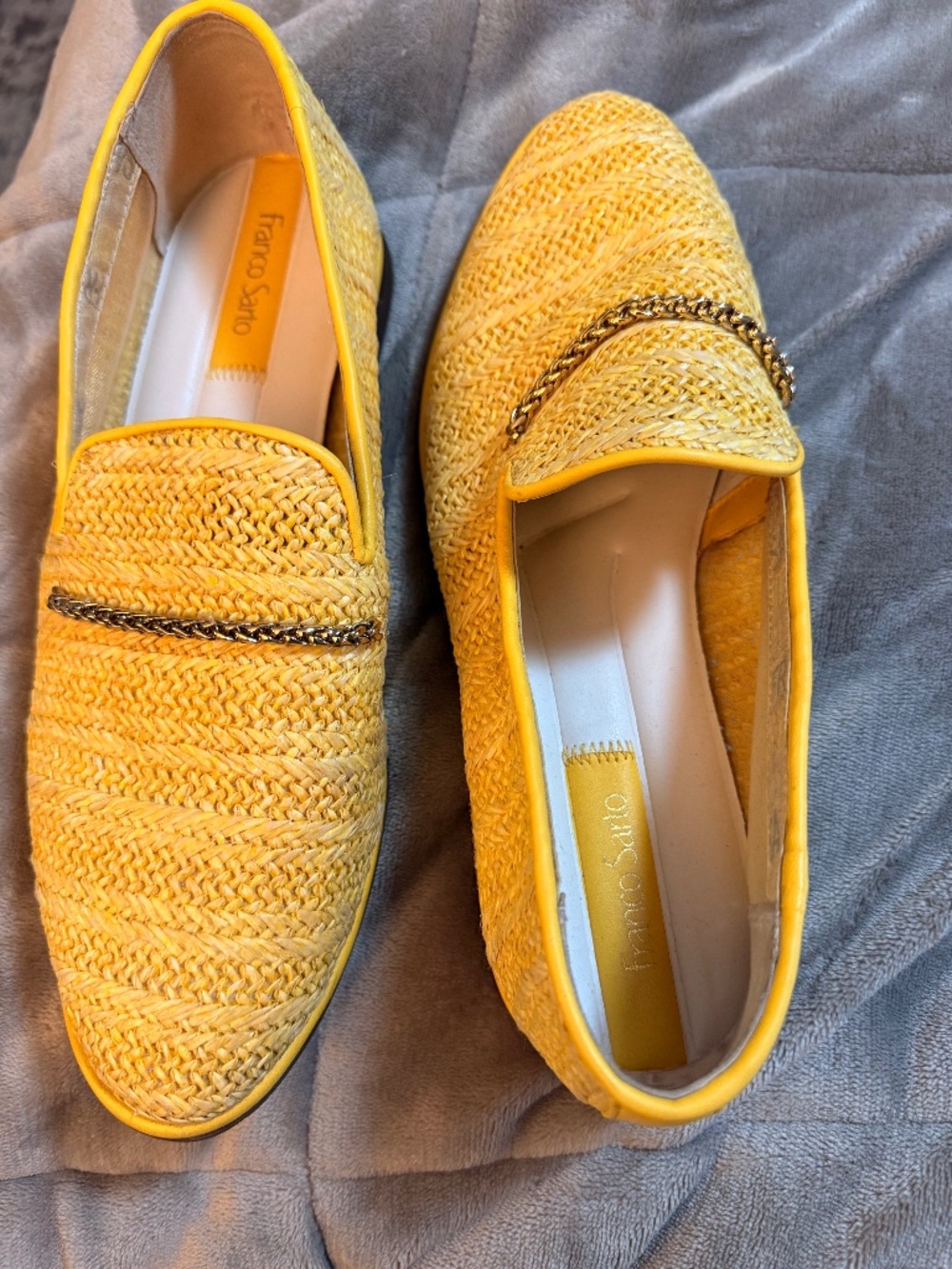 Franco Sarto Yellow Flats